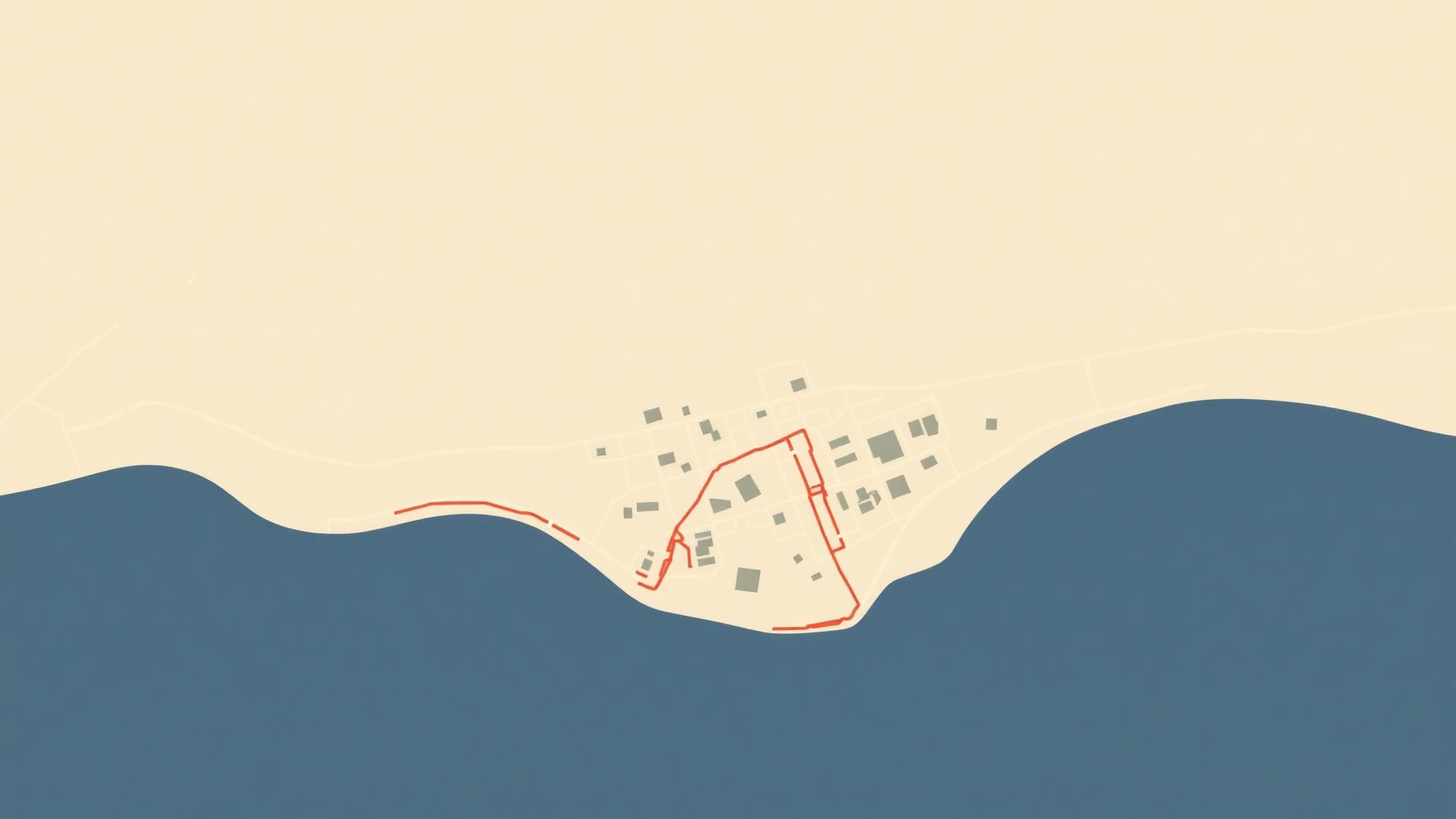 Stylised map of the Marske-by-the-Sea area covered by A Slater & Son property services.