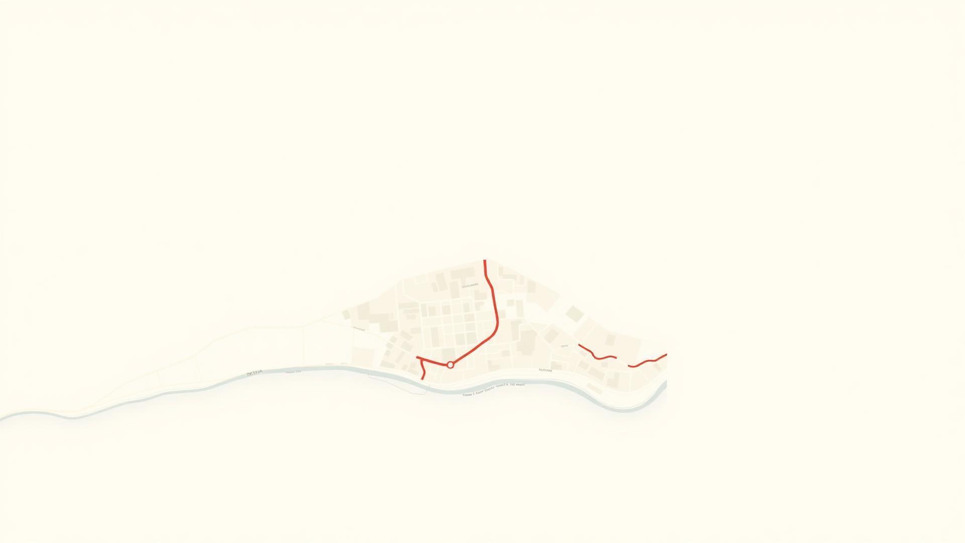 Stylised map of the Redcar area covered by A Slater & Son property services.